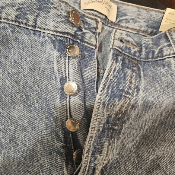 Wide leg jeans (stonewash blue) - Picture 4 of 11